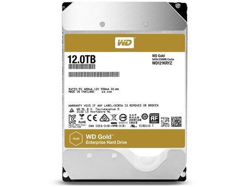 【即日・手渡し可】WD121KRYZ [12TB SATA600 7200]/未使用に近い/動作品