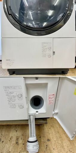美品【 Panasonic 】パナソニック 洗濯11.0㎏/乾燥6.0㎏ ドラム式洗濯