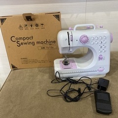 コンパクト電動ミシン　コンピューターミシン