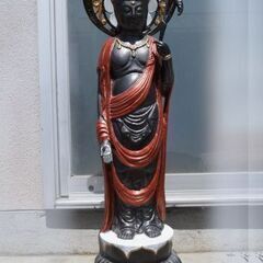 鉄製彩色仏像