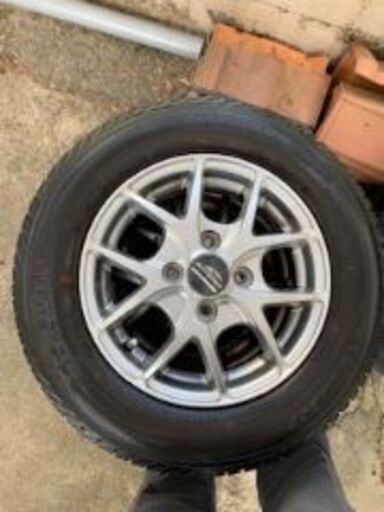 軽自動車に 145/80R13 スタッドレスタイヤ ホイール付 クレカ決済