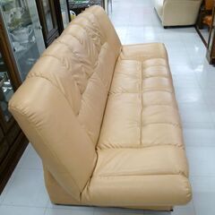 ソファーベッド ナチュラル 幅198×奥行85×高さ82cm ソファ ベッド 2人