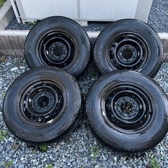 ハイエース純正ホイールYOKOHAMA 195/80R15 タイヤセット GEOLANDAR 【新品】ハイエース200系 夏タイヤ ホイール4本セット 195