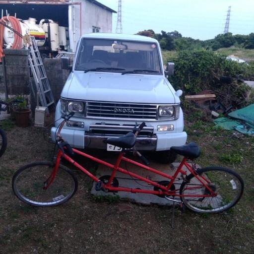 希少♥二人乗り6段ギヤ付き自転車