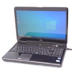 中古良品 15.6インチ ノートパソコン 富士通 AH550/1AT Celeron 4GB 