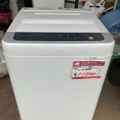 ☆中古￥11,800！【会員価格￥9,440】Panasonic　パナソニック　5.0kg洗濯機　家電　2017年製　NA-F50B11型　幅56cmｘ奥行57cmｘ高さ88cm　【BE025】