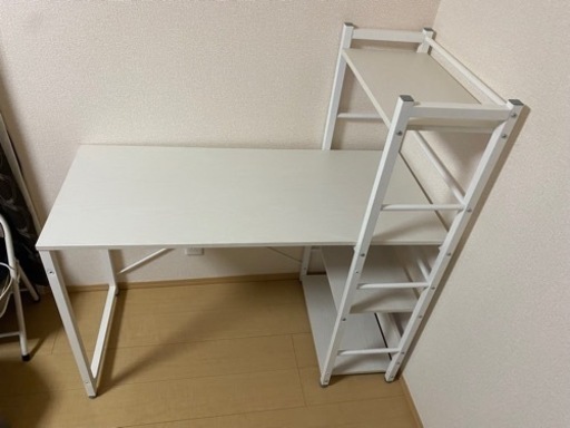 ニトリ システムデスク(ザッキー 110 WW) ホワイト パソコンデスク