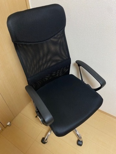 ニトリ ワークチェア(インバネス MC BK)ブラック  パソコンチェア チェア