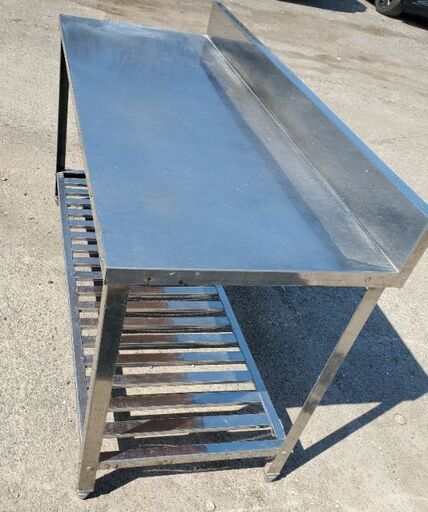 1 作業台 業務 店舗 厨房機器 幅150 奥行き60 高さ90 台面までの高さ80