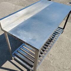 1 作業台 業務 店舗 厨房機器 幅150 奥行き60 高さ90 台面までの高さ80