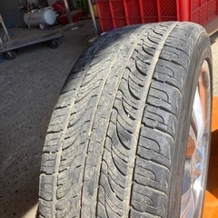 30プリウス215/45R17 7分山ラジアルタイヤ＆アルミセット