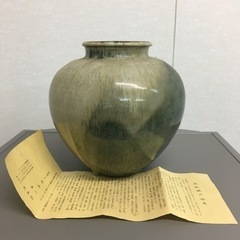 小石原焼【高取八仙】花瓶　花器　壺