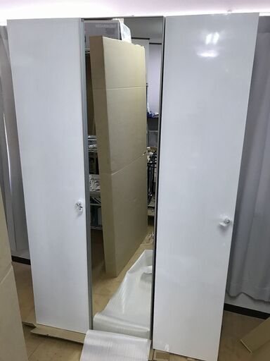 ■ioy0347■シューズボックス　玄関収納/下駄箱/キャビネット収納/ミラー/鏡■