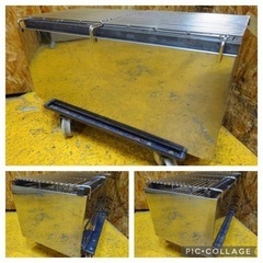 (670-0) 業務用 炭焼きコンロ 木炭 グリラー 焼き鳥器 串焼き 焼き台 耐火レンガ式 W560D280H255 中古 厨房 飲食店 大阪府