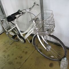 B938　限定特価　整備済み★ブリヂストン　アルベルトロイヤル　ホワイト★ 中古自転車 【26インチ 】