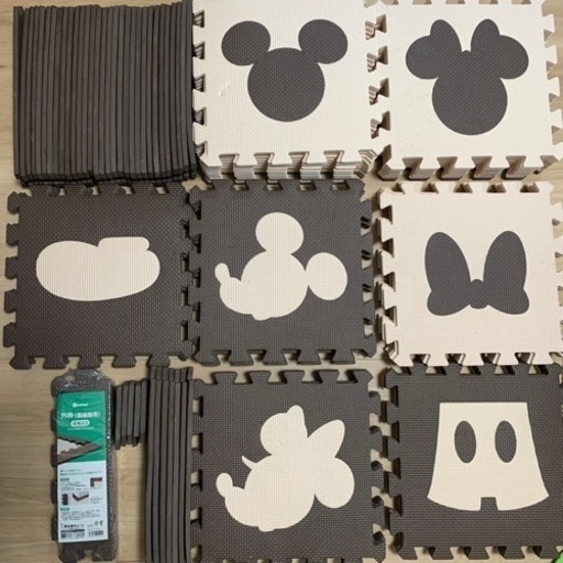 ディズニー ジョイントマット プレイマット 51枚 M 野洲の子供用品の中古あげます 譲ります ジモティーで不用品の処分