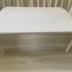 折り畳み式ローテーブル（白）