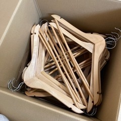 【30本】大人用 木製ハンガー
