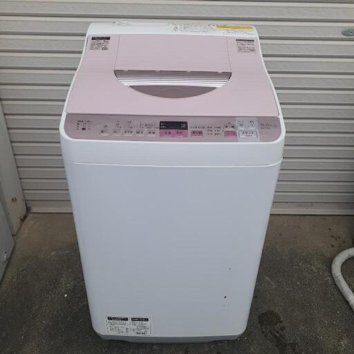 シャープ　洗濯乾燥機　5.5/3.5kg　2017年式　ES-TX5A-P