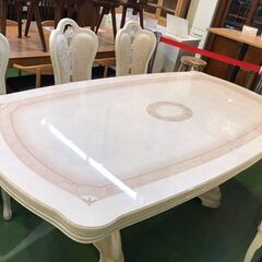 【愛品館八千代店】サルタレッリ　アマルフィ　伸長式ダイニング7点セット