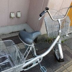 三輪車 Canary[カナリィ]18/16吋 シングル/シルバー