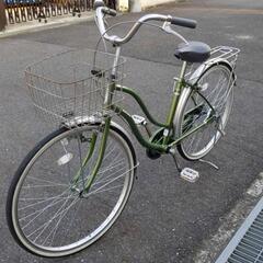 【ネット決済】個人出品 26インチ 自転車 緑