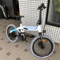 【TVで話題！】保証付き✨電動アシスト自転車　HIMO Z20 パールホワイト