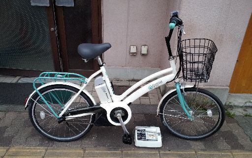 e-bike.i-MiEV version[ｲｰﾊﾞｲｸ.ｱｲﾐｰﾌﾞ ﾊﾞｰｼﾞｮﾝ]20吋 電動アシスト自転車 6.0Ahバッテリー+充電器+スペアキー2本付き