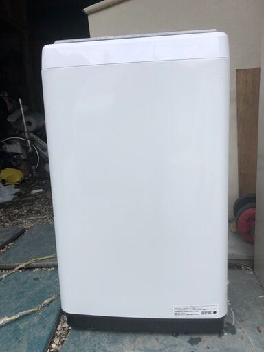J　Hisense HW-G55A-W 全自動電気洗濯機 洗濯容量5.5kg　ガラストップ