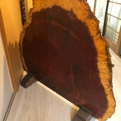 天然木 花梨 衝立