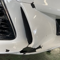 レクサスIS250 IS350 ISF H17.09～GSE20 GSE21 GSE25 Fスポーツ前期 社外 フロントバンパー スピンドルグリル 中古 