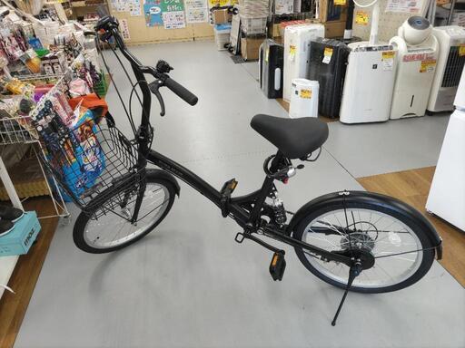J012  折りたたみ自転車 EVER BLUE 6段変速 20インチ