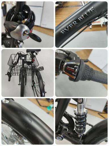 J012 折りたたみ自転車 EVER BLUE 6段変速 20インチ