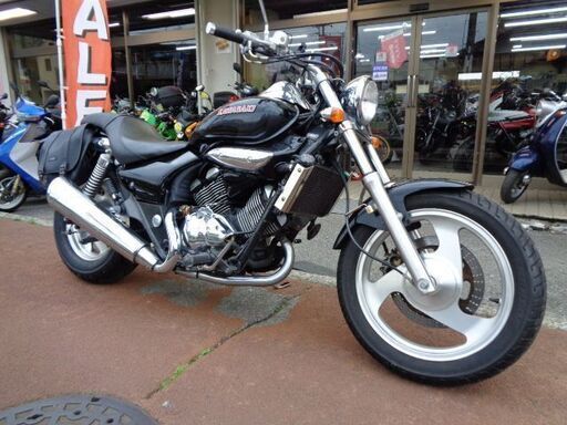 NO.4271　エリミネーター２５０Ｖ　水冷４サイクルＶツイン２５０ｃｃエンジン　サイドバック付き　ブラック　☆彡