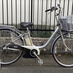 ＜整備・美品＞ヤマハ・電動アシスト自転車 PAS・3段変速 26インチ Ｘ-211・ニッケル水素バッテリー・洗車済