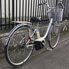 ＜整備・美品＞ヤマハ・電動アシスト自転車 PAS・3段変速 26インチ Ｘ-211・ニッケル水素バッテリー・洗車済