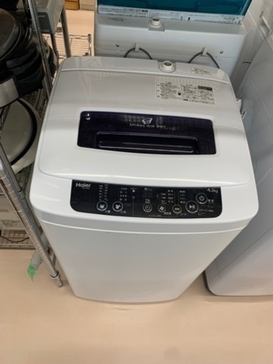 Haier 全自動電気洗濯機 JW-K42K 2016年製 標準洗濯容量 4.2kg 保証2ヶ月