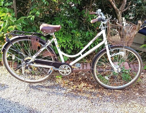 ☆配達可‼☆ 26インチ シマノ6段変速ギア オートライト 自転車 「khush