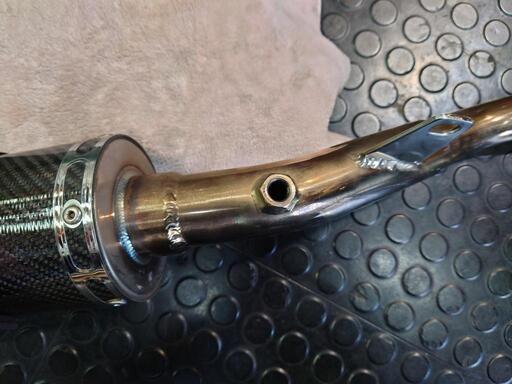 DトラッカーX、KLX250 FI用 ウイルズウィンスリップオンマフラー