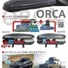 (最終値下げ)TERZO ルーフボックス　ORCA520売ります