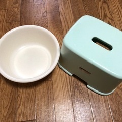 お風呂用　洗面器（湯おけ）　バスチェア（風呂椅子）