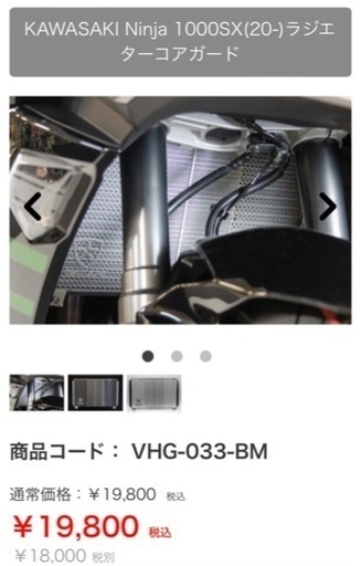 美品】トリックスター ラジエターコアガード ブラックメッキ ...