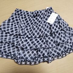 🌠新品🌠キュロット付スカート サイズ150黒