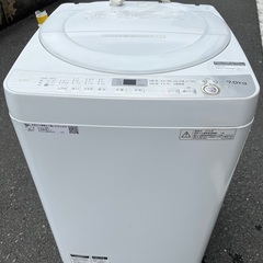 16500(税込) Sharp シャープ ES−GE7B−W 2018年製 7kg (5ー6)