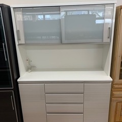 【幅140cm】キッチンボード ニトリ　Nポスティア140KB 楽天市場】キッチンボード(SP201 140KB WH) ニトリ 【配送員設置