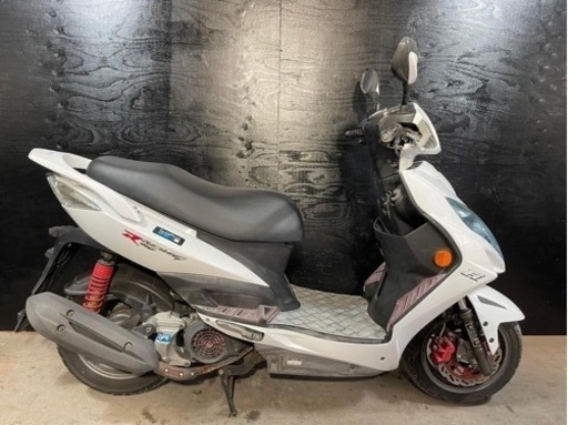 ☆お支払総額7.5万円☆ KYMCO レーシング125FI 外観人気のレーシング