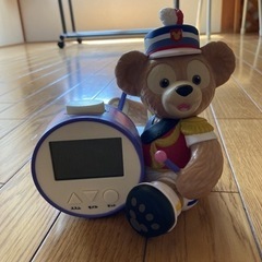 東京ディズニーシー　ダッフィー置き時計
