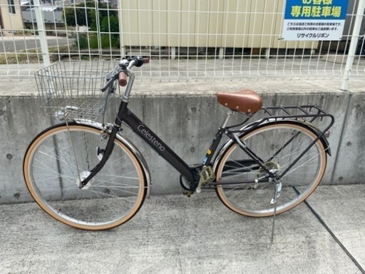 27インチ 6段 中古 自転車 シティサイクル 学生 通勤 通学