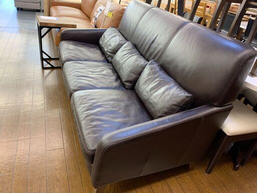【カグマニア】 ウニコ　フレイ　レザー　3Pソファ　 FRAYE leather sofa 3 seater