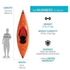 最終値下げ　カヤック　新品カバー付き